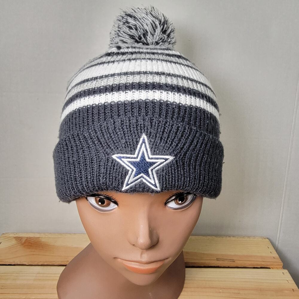 47 Brand NFL Kids Dallas Cowboys Knit Beanie w/ Pom Pom